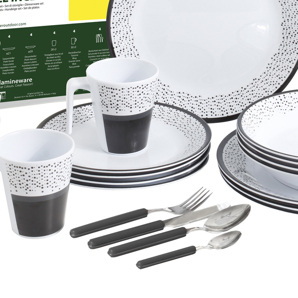 Tableware set - Brunner Pralin All Inclusive Melamine Dinnerware Set 36pcs