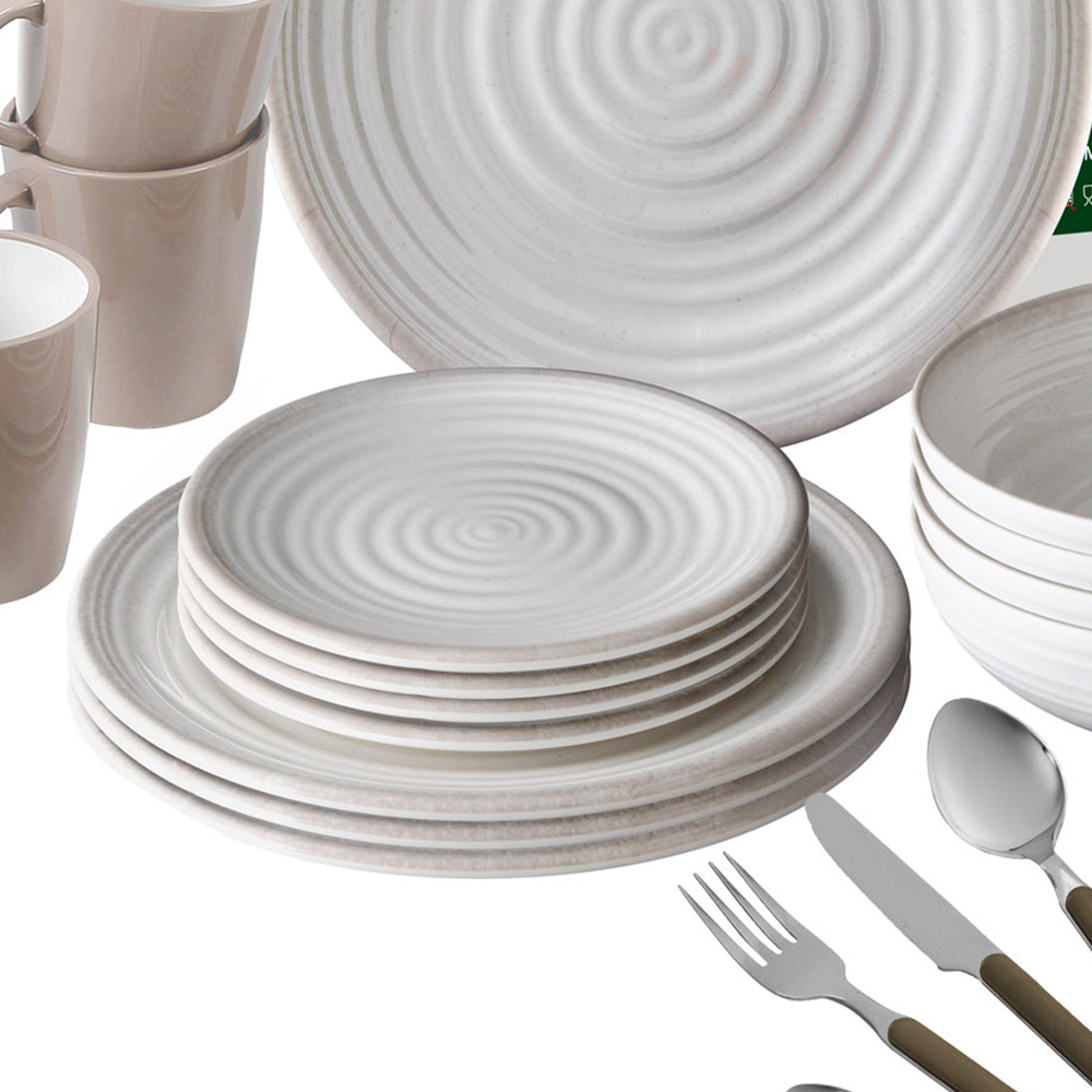 Tableware set - Brunner All Inclusive Savana 36-piece Melamine Dinnerware Set