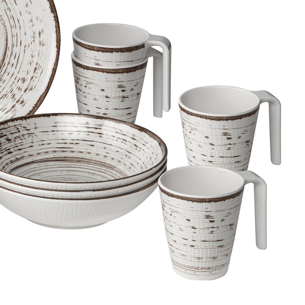 Set di stoviglie - Brunner Set Stoviglie In Melamina Lunch Box Kassandra 16pz