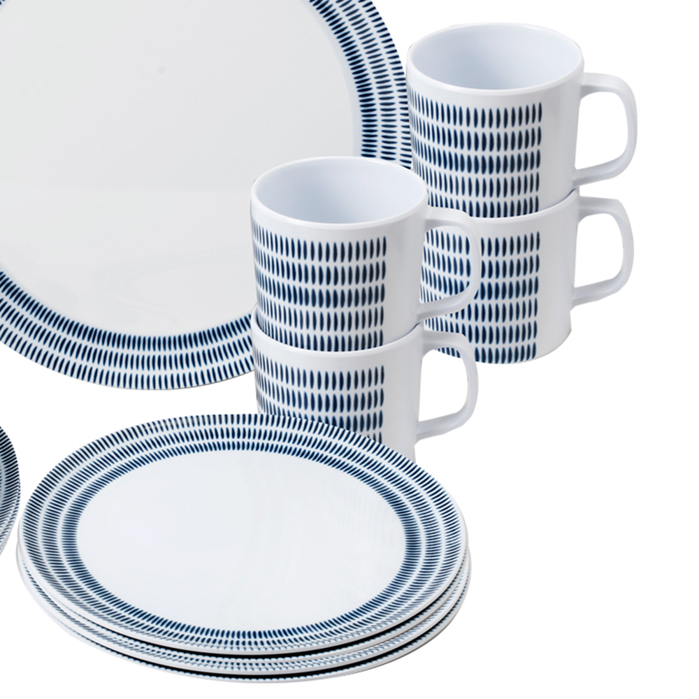 Tableware set - Brunner Bluebay Melamine Dinnerware Set 16pcs