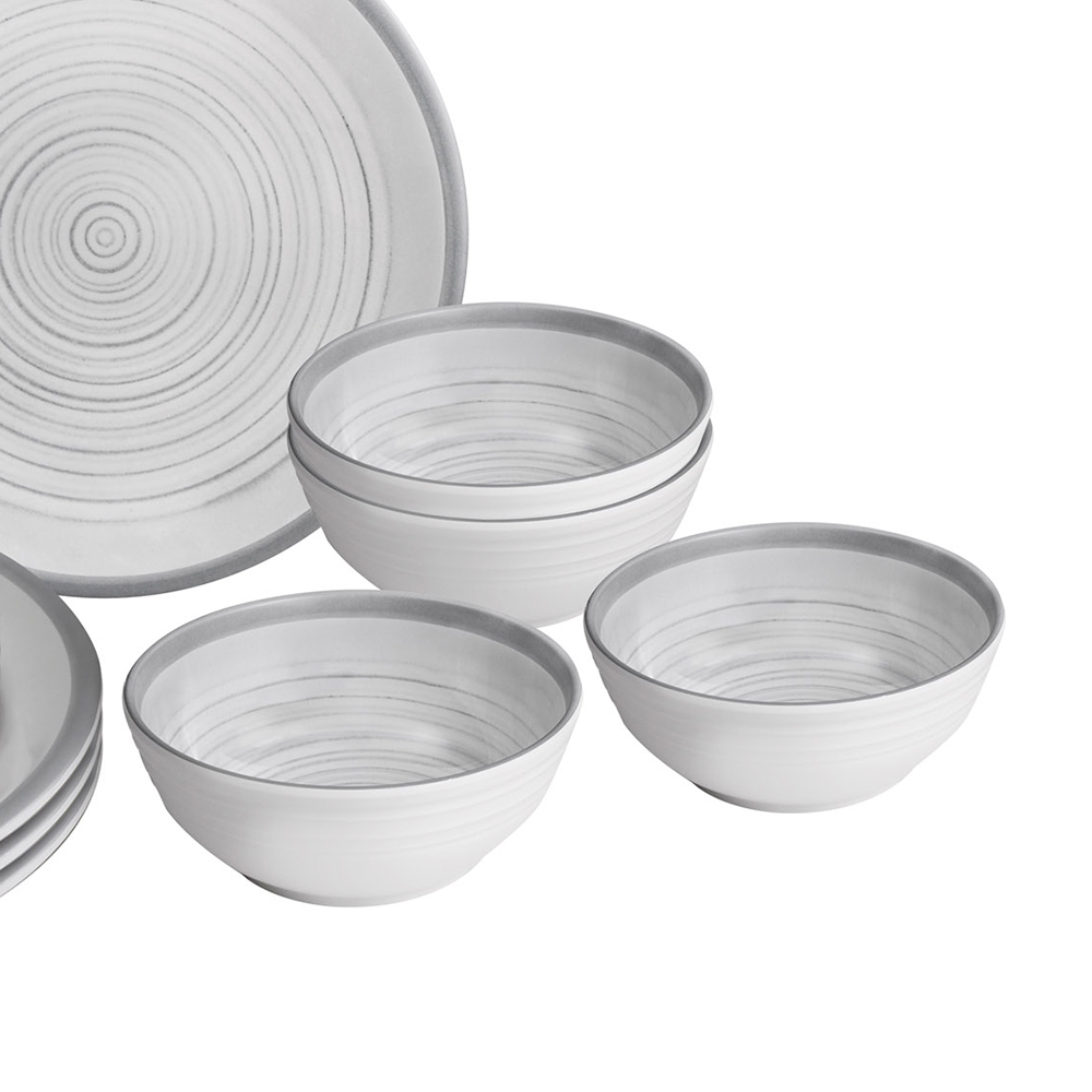 Tableware set - Brunner Midday Bellagio Melamine Dinnerware Set 12pcs