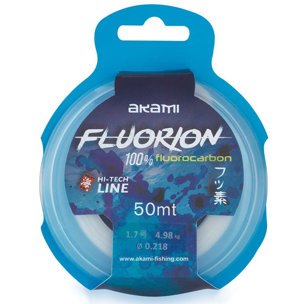 Fluorocarbon - Akami Monofilo Da Pesca Fluorion Trasparente
