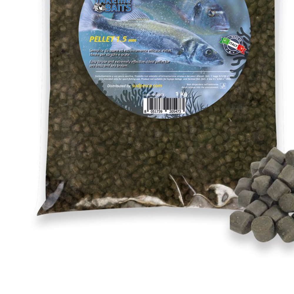 Grundfutter fischen - Take me Baits 6mm Pellets