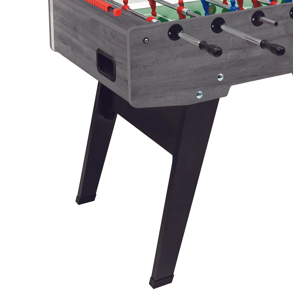 Indoor football table - Garlando Champion Folding Foosball Table Football Gray With Outgoing Rods