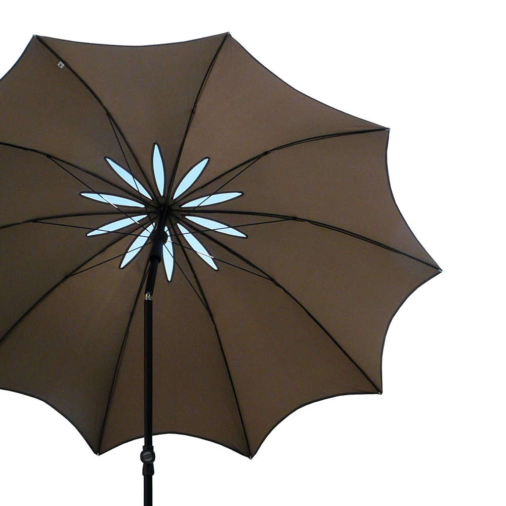 Outdoor umbrellas - Maffei Bea Garden Umbrella In Polyma Ø280cm Central Pole Ø27/30mm
