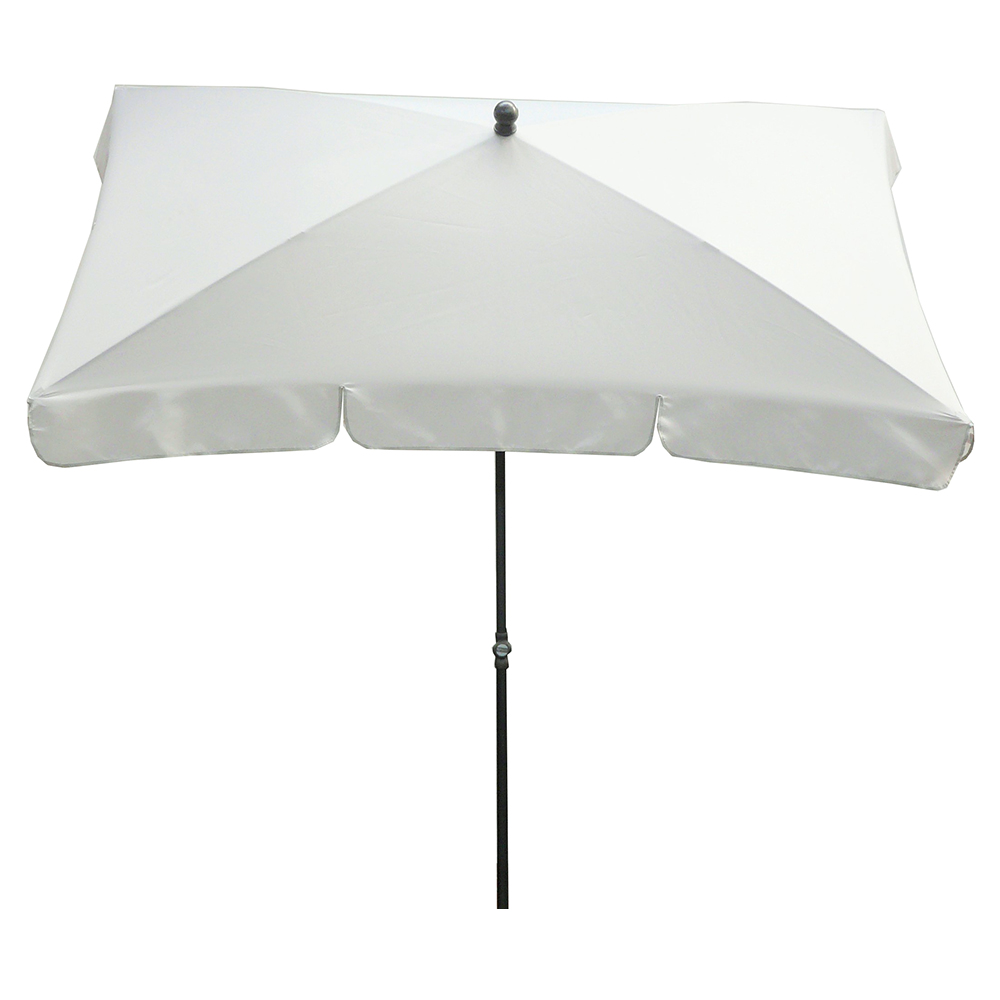 Outdoor umbrellas - Maffei Novara Garden Umbrella In Pl 210x130cm Central Pole 27/30mm