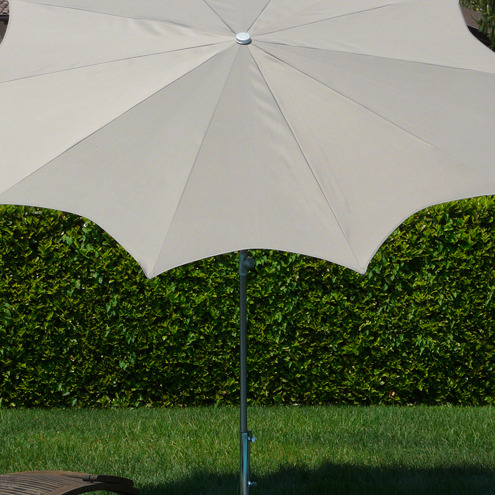 Outdoor umbrellas - Maffei Estrella Garden Umbrella In Polyma Ø250cm Central Pole 27/30mm