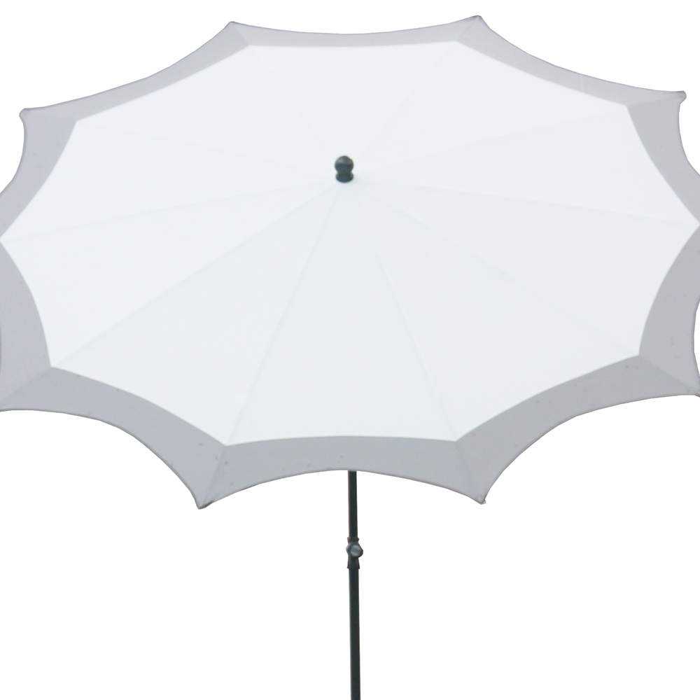 Outdoor umbrellas - Maffei Star Garden Umbrella In Dralon Ø250cm Central Pole 27/30mm