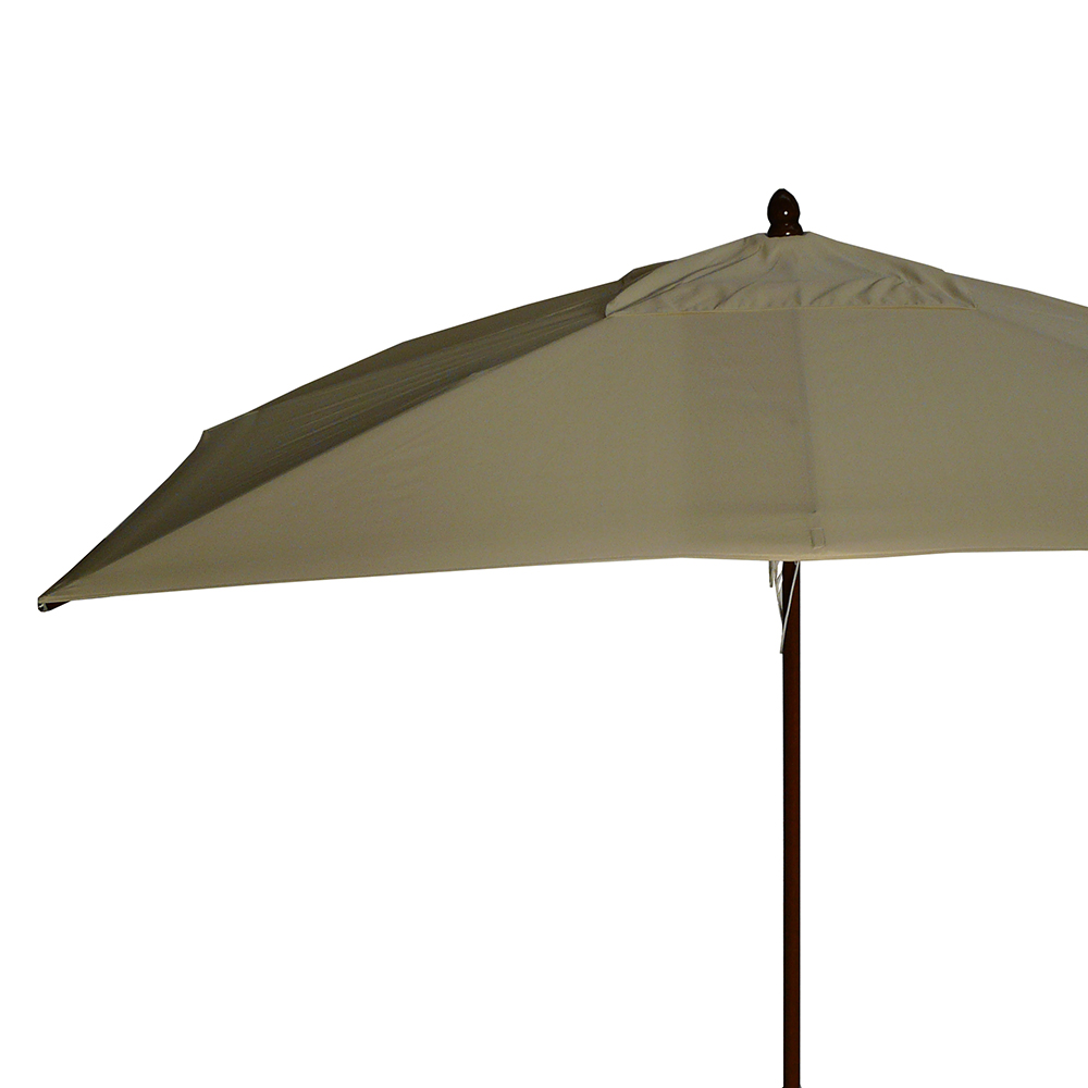 Outdoor umbrellas - Maffei Timbers Garden Umbrella In Polyma 300x300cm Central Pole 48mm