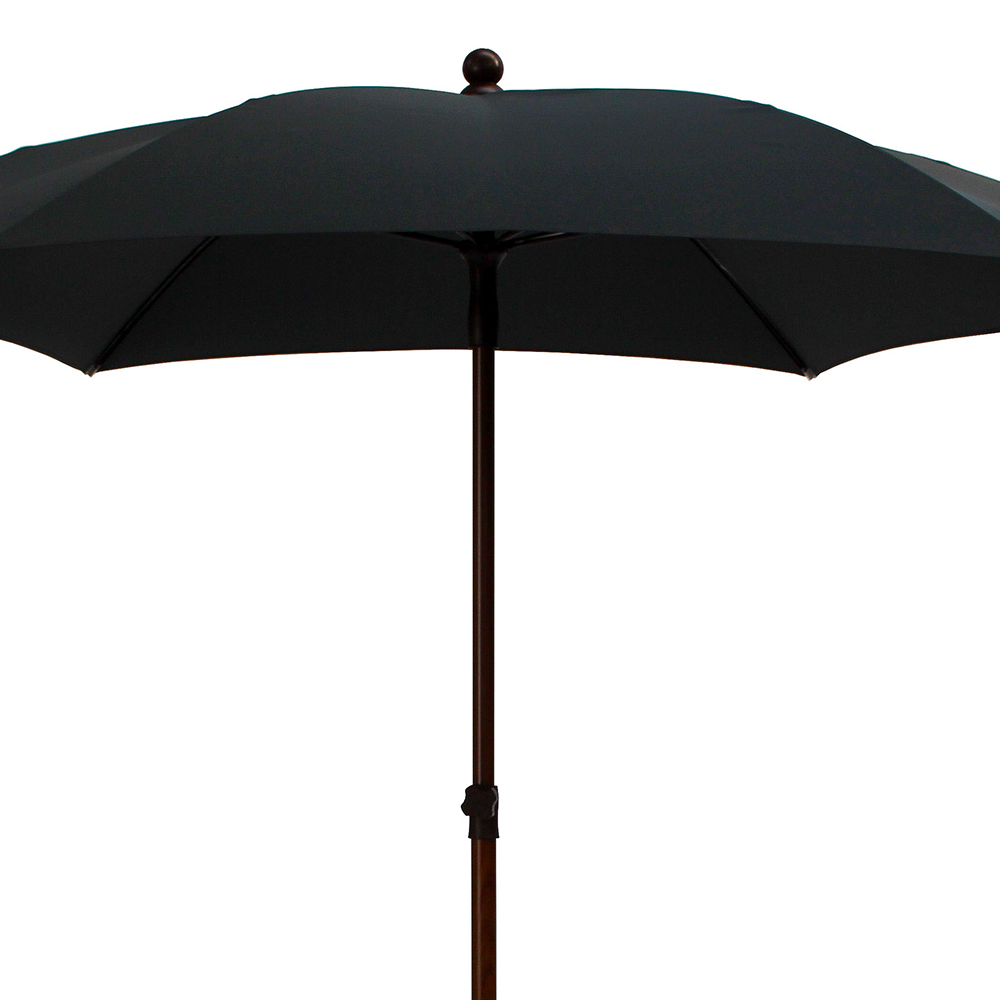 Outdoor umbrellas - Maffei Madera Garden Umbrella In Polyma Ø280cm Central Pole 35/40mm