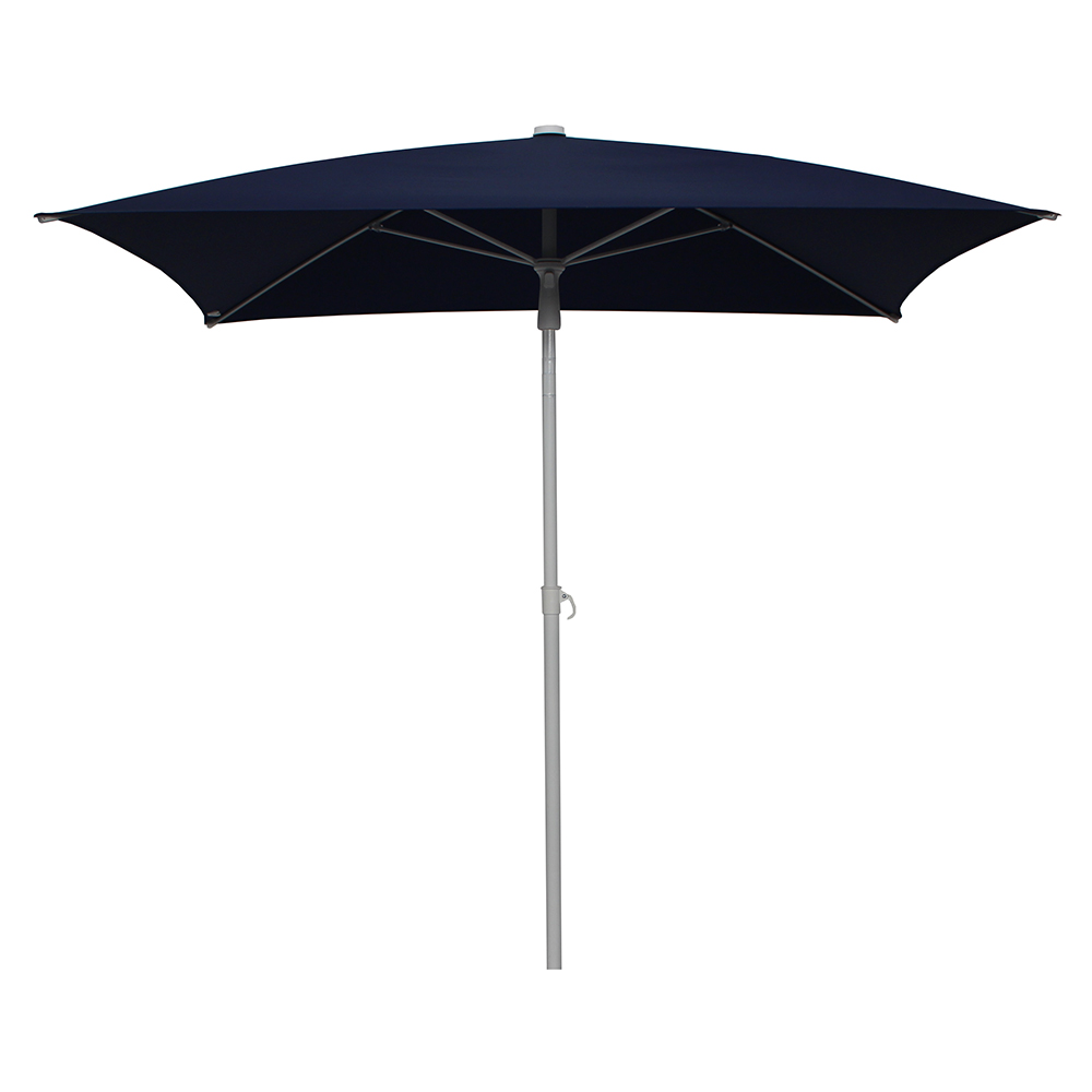 Outdoor umbrellas - Maffei Novara Garden Umbrella In Pl 155x155cm Central Pole 27/30mm