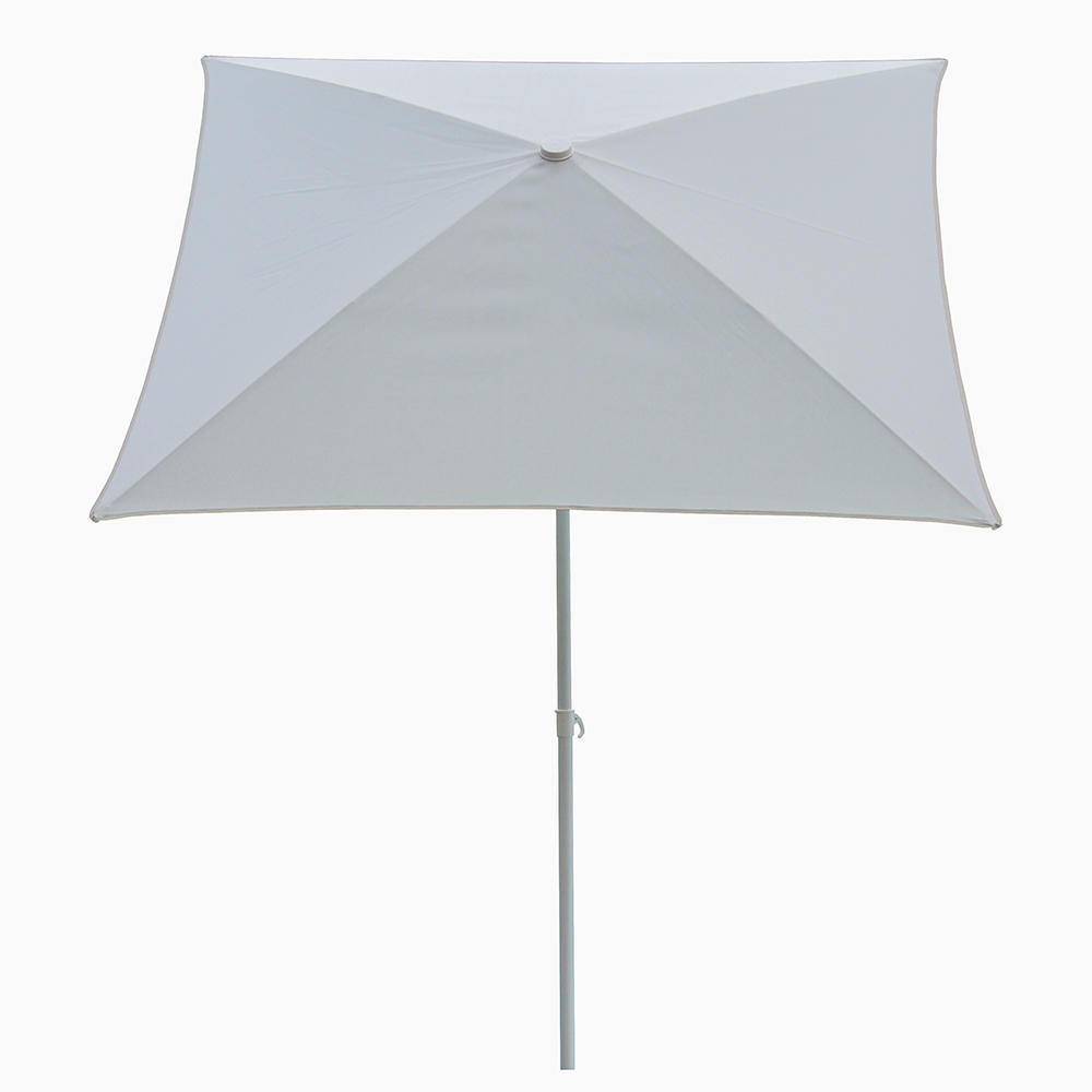 Outdoor umbrellas - Maffei Novara Garden Umbrella In Pl 155x155cm Central Pole 27/30mm