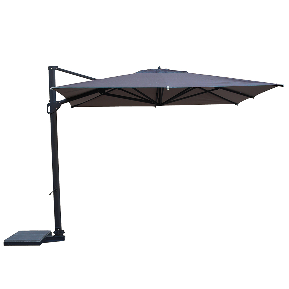 Outdoor umbrellas - Maffei Peter Garden Umbrella In Texma 300x400cm Side Pole 65/98mm