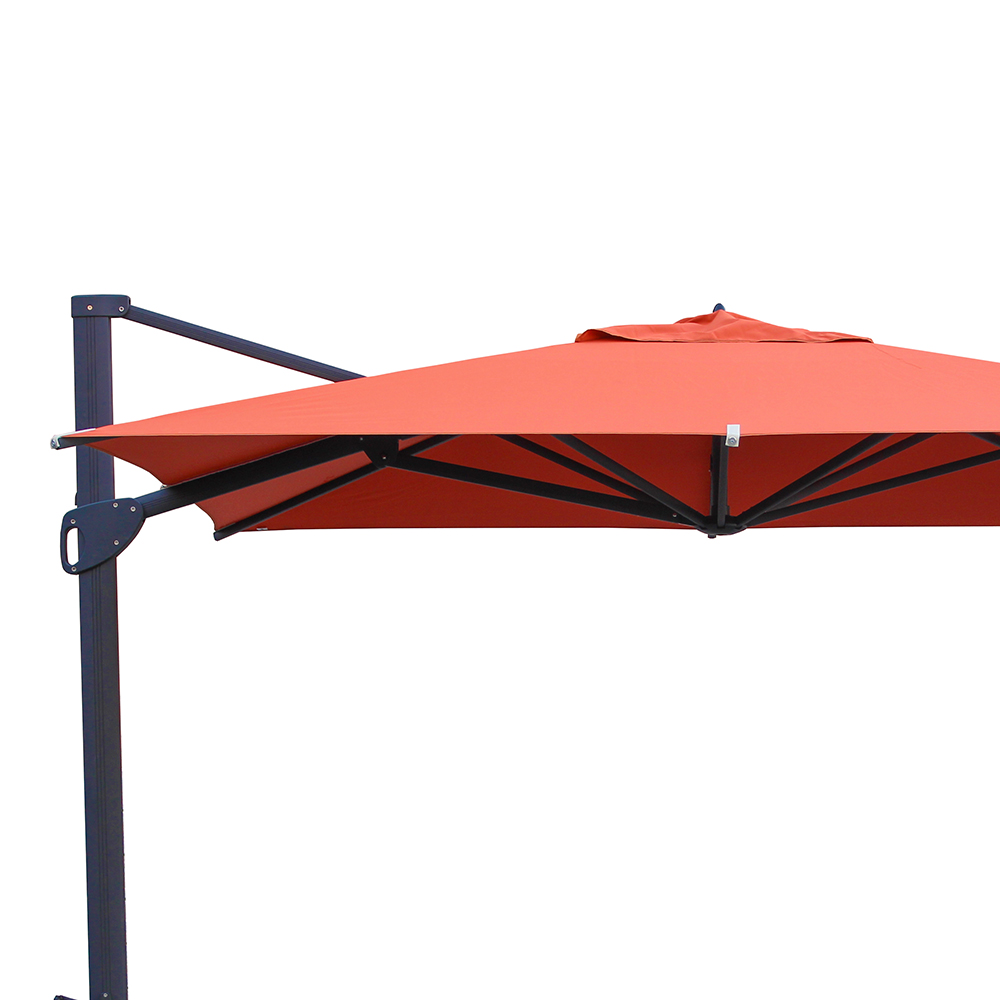 Outdoor umbrellas - Maffei Peter Garden Umbrella In Texma 300x400cm Side Pole 65/98mm