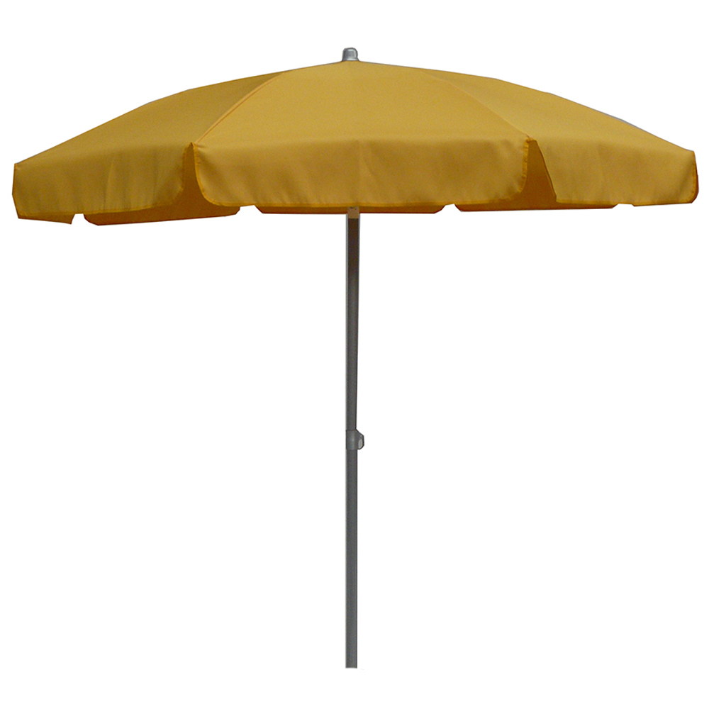 Outdoor umbrellas - Maffei Borgo Garden Umbrella In Polyester Ø200cm Central Pole 27/30mm