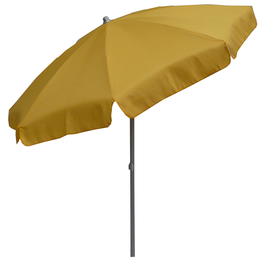 Outdoor umbrellas - Maffei Borgo Garden Umbrella In Polyester Ø200cm Central Pole 27/30mm