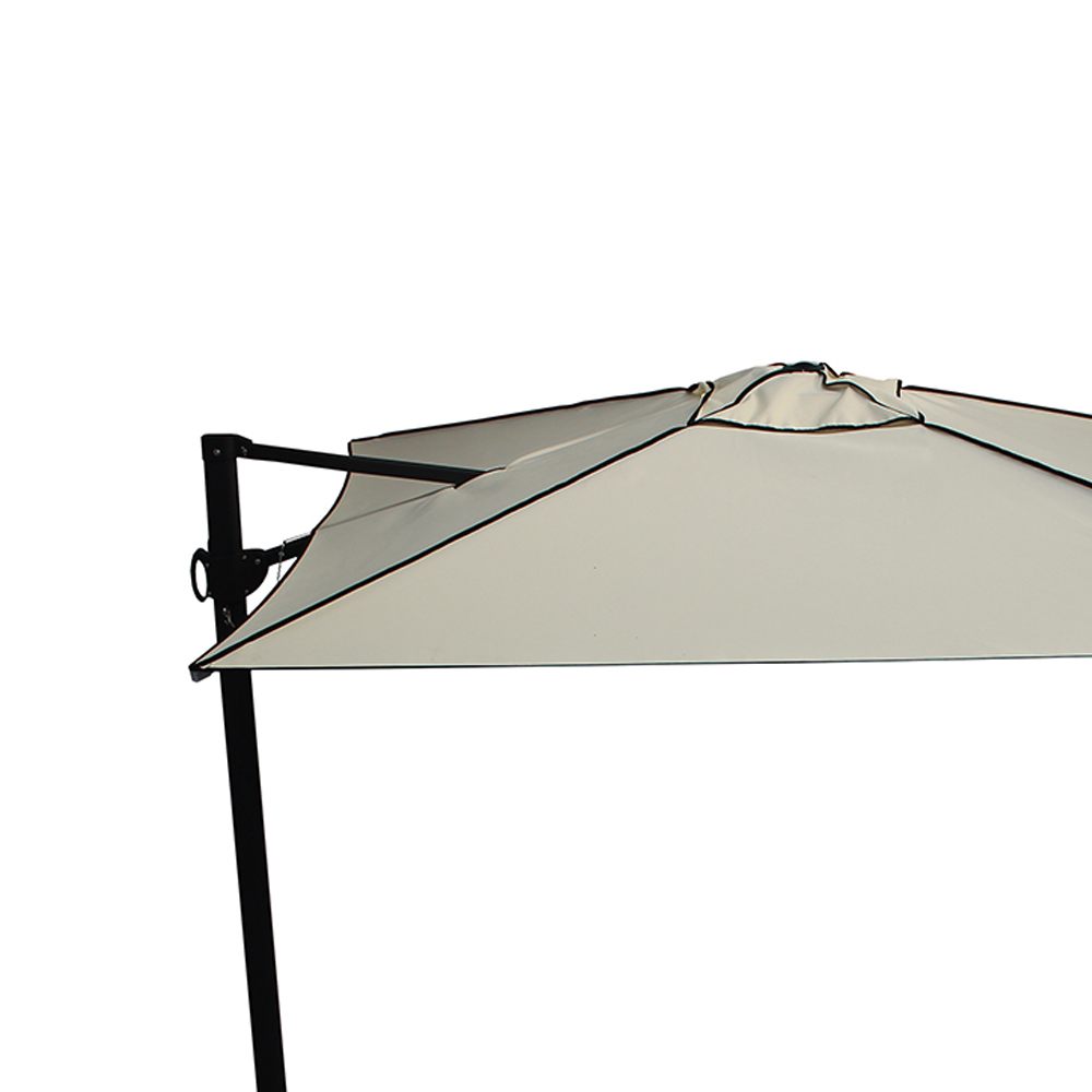 Outdoor umbrellas - Maffei Ombrellone Da Giardino Border In Dralon 300x200cm Palo Laterale 50/78mm