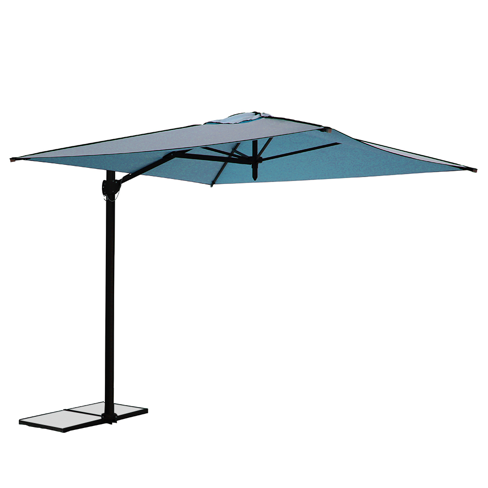 Outdoor umbrellas - Maffei Ombrellone Da Giardino Border In Dralon 300x200cm Palo Laterale 50/78mm