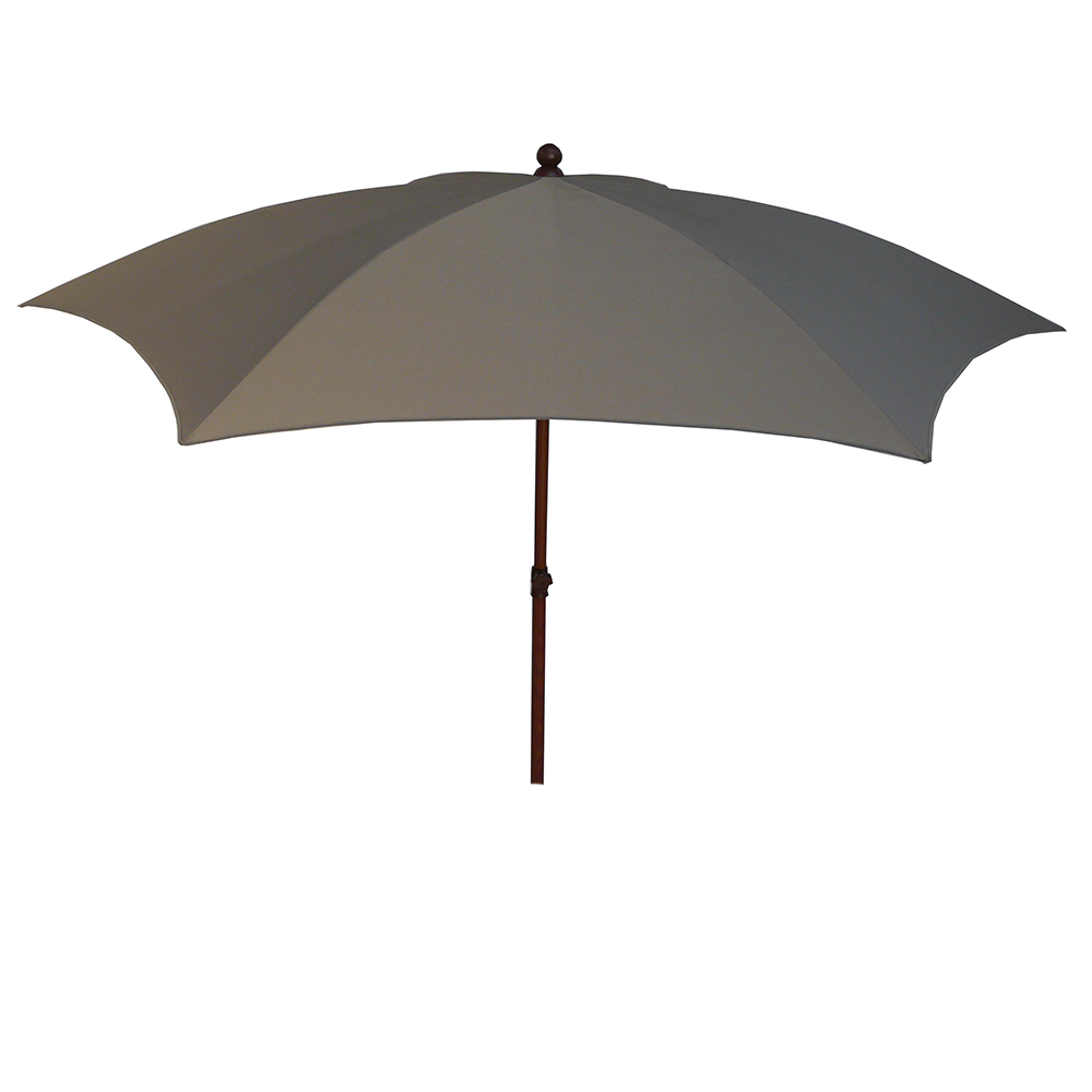 Outdoor umbrellas - Maffei Madera Garden Umbrella In Polyma Ø280cm Central Pole 35/40mm