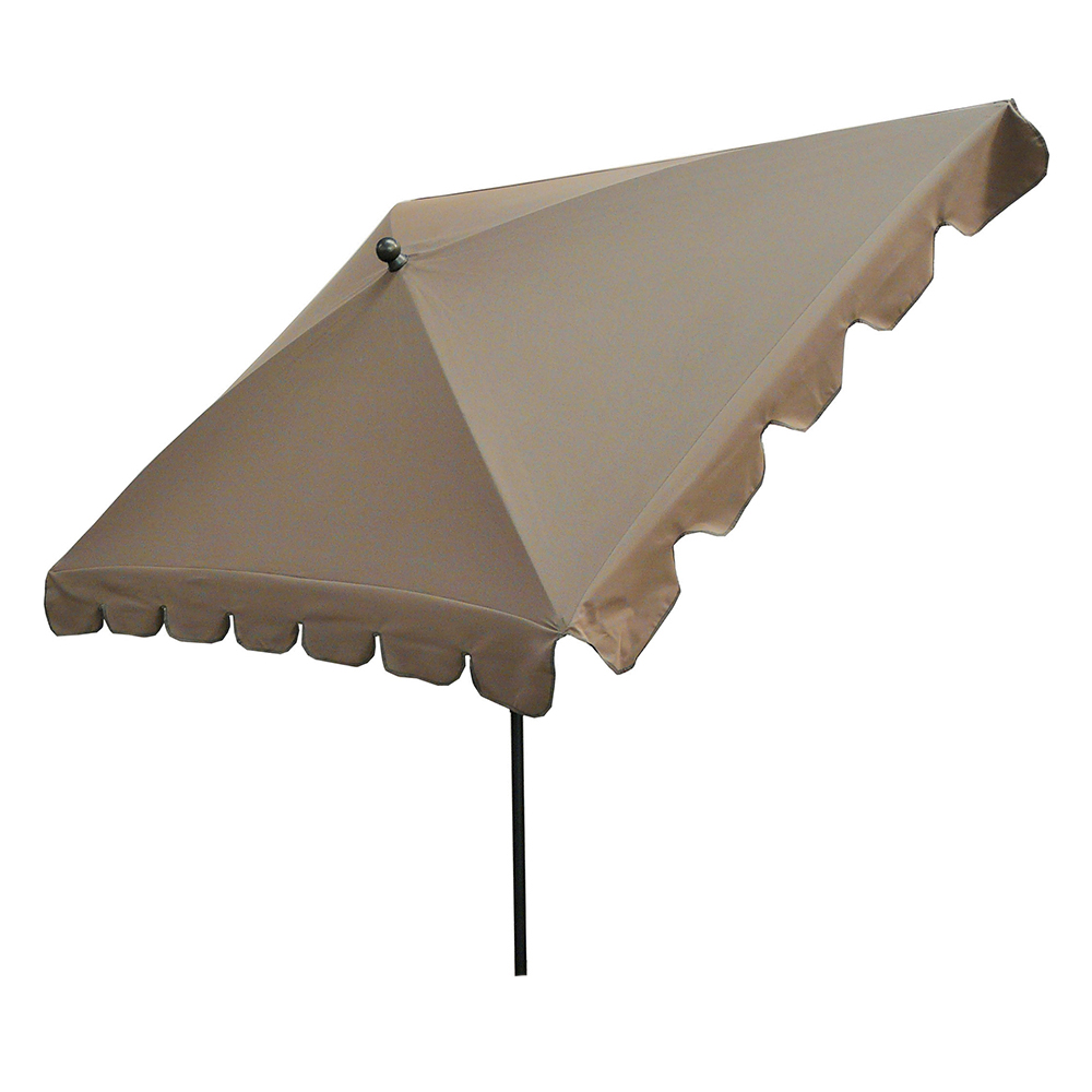 Outdoor umbrellas - Maffei Allegro Garden Umbrella In Polyma 240x150cm Central Pole 27/30mm