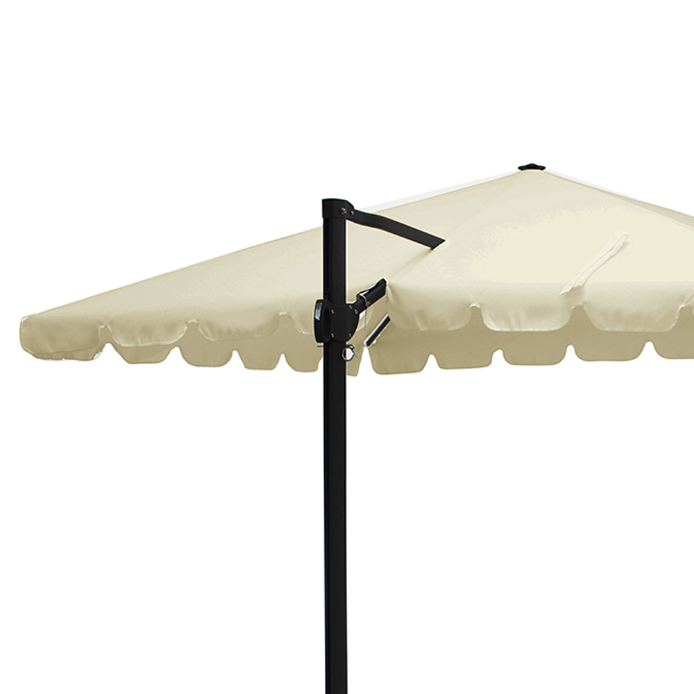 Outdoor umbrellas - Maffei Allegro Garden Umbrella In Polyma 300x200cm Side Pole 50/78mm