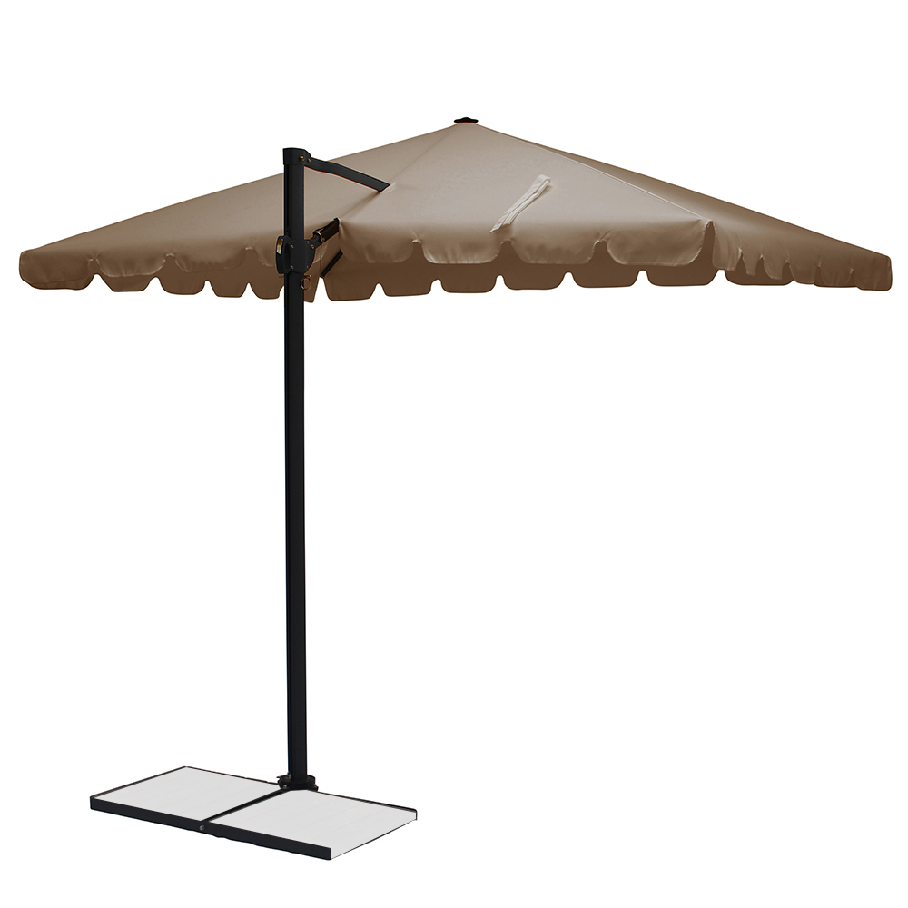 Outdoor umbrellas - Maffei Allegro Garden Umbrella In Polyma 300x200cm Side Pole 50/78mm