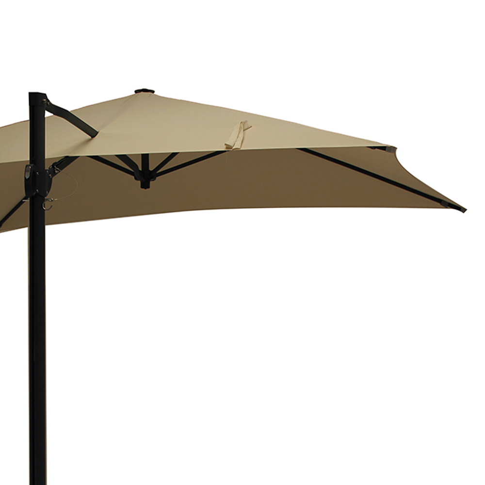 Outdoor umbrellas - Maffei Kronos Garden Umbrella In Polyma 300x200cm Side Pole 50/78mm