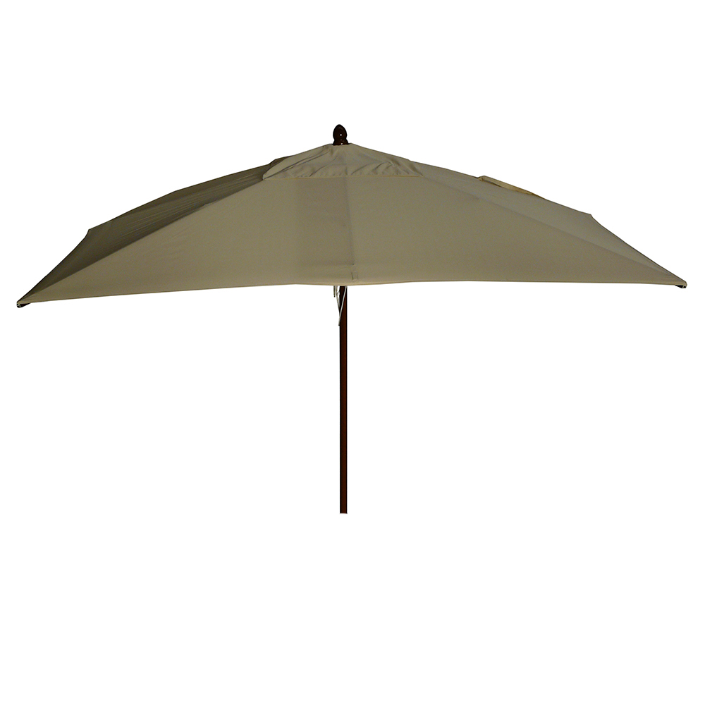Outdoor umbrellas - Maffei Timbers Garden Umbrella In Polyma 300x200cm Central Pole 48mm