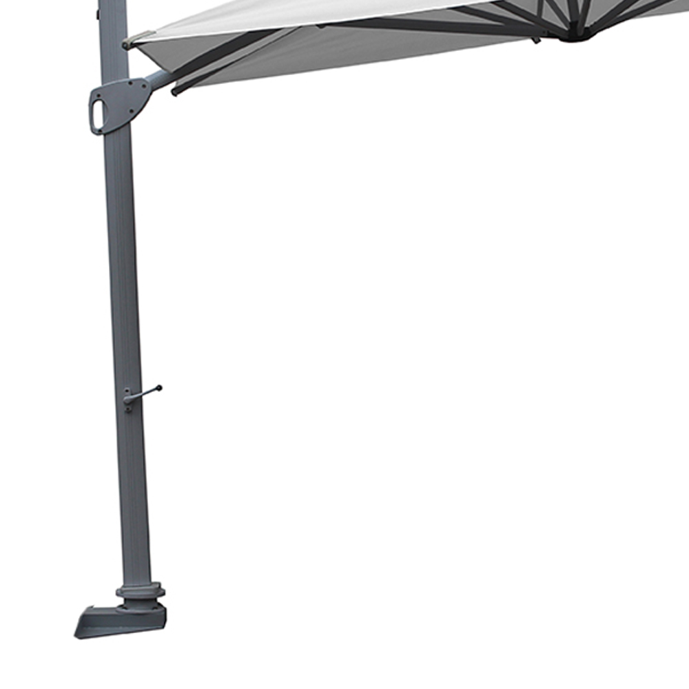 Outdoor umbrellas - Maffei Petra Garden Umbrella In Texma 300x400cm Side Pole 65/98mm