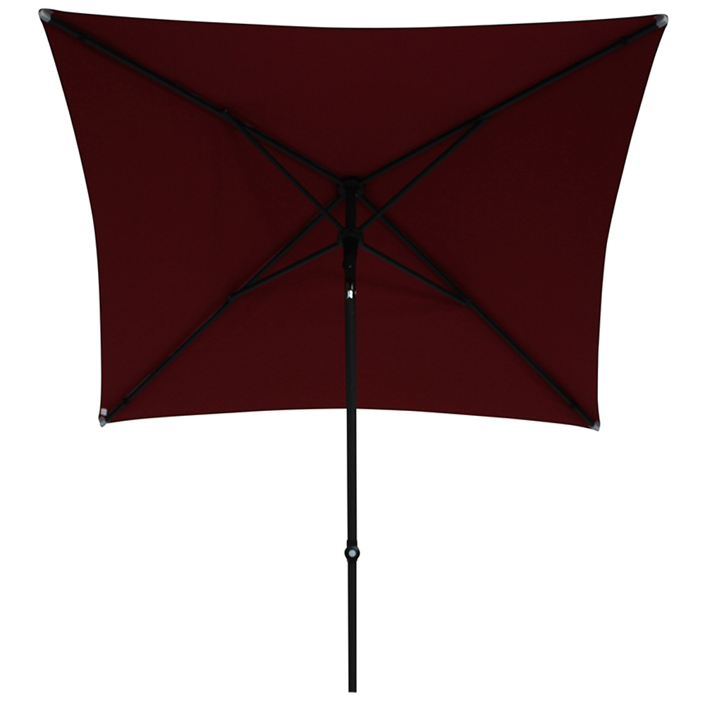 Outdoor umbrellas - Maffei Trendy Garden Umbrella In Texma 200x200cm Central Pole 38/35mm