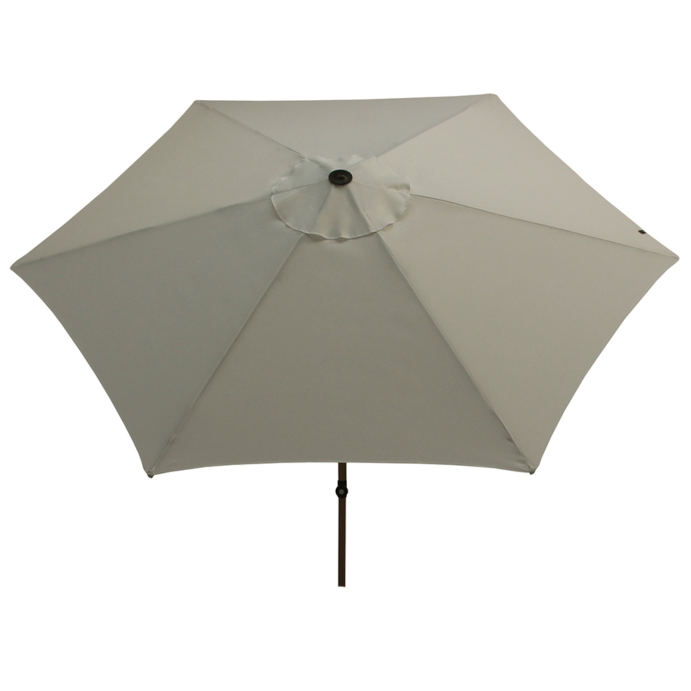 Outdoor umbrellas - Maffei Trend Wood Garden Umbrella In Polyma ø300cm Central Pole 38/35mm