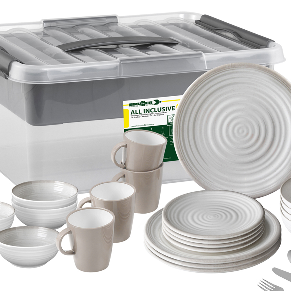 Tableware set - Brunner Vip Savana All Inclusive Melamine Dinnerware Set 40 Pieces