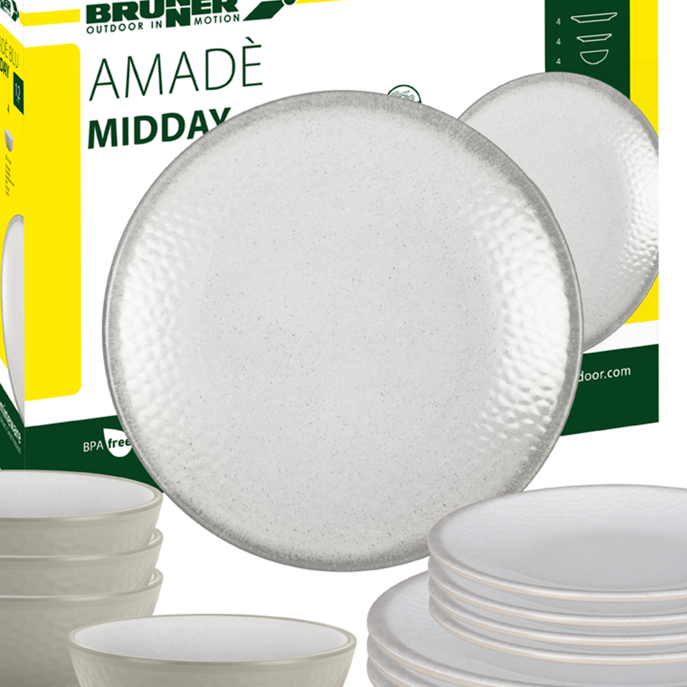 Tableware set - Brunner Midday Amadè Melamine Tableware Set 12 Pieces