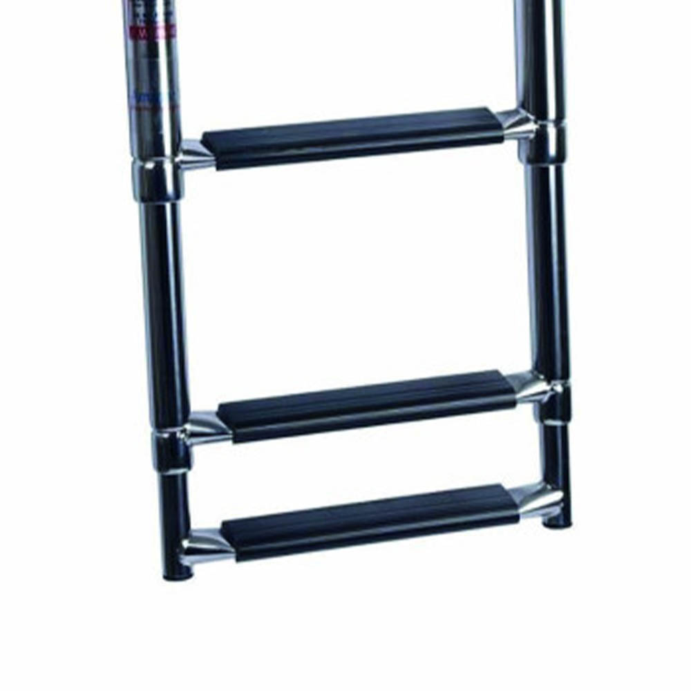 Ladders and walkways - Sedilmare Telescopic Ladder Under Plank In Stainless Steel