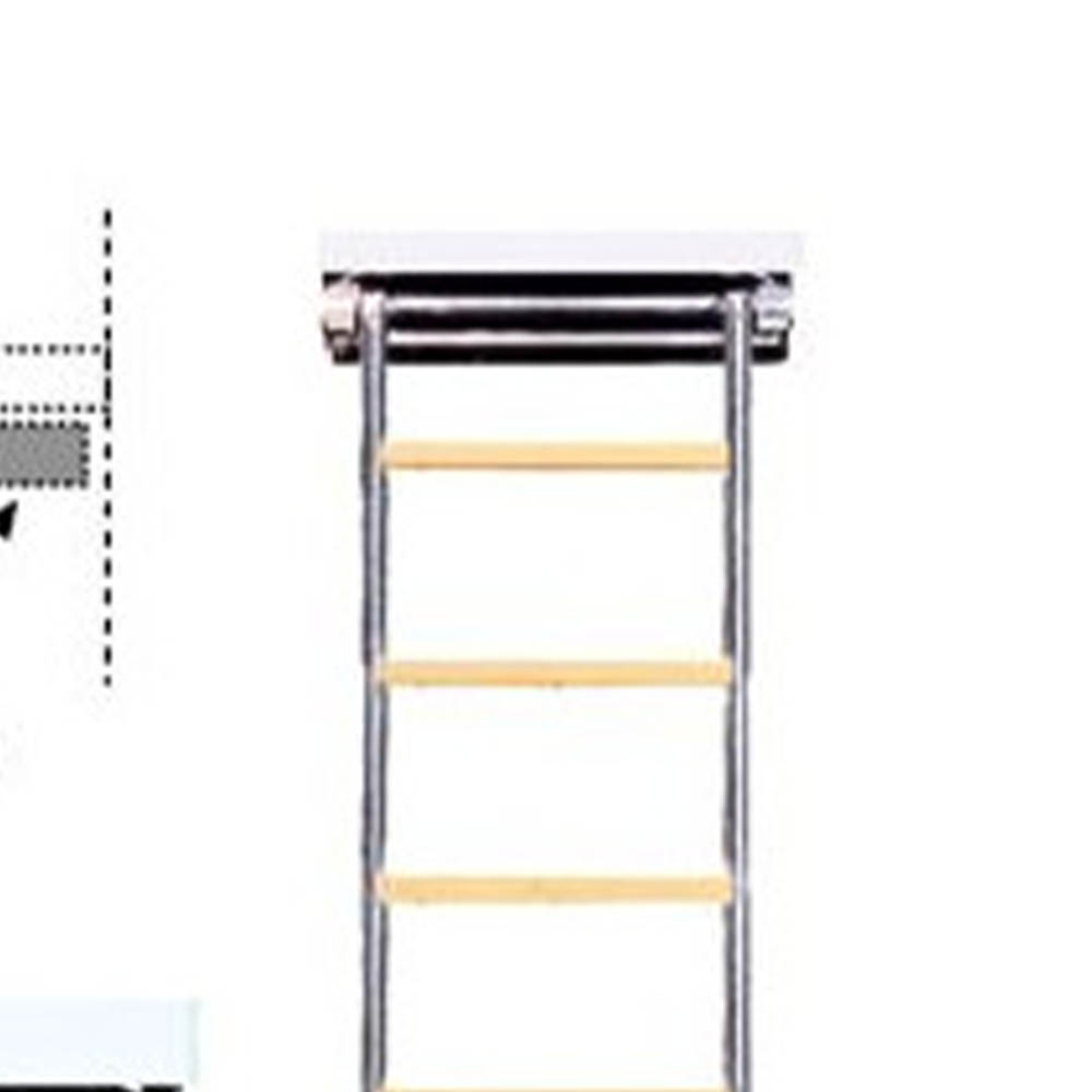 Ladders and walkways - Sedilmare Sliding Ladder Under Plank With Wooden Steps
