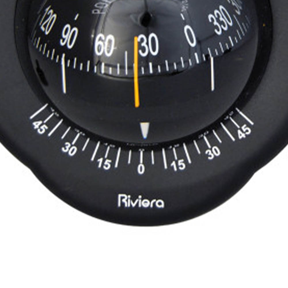 Nautical compasses - Riviera Bp2 Pegasus 4” Compass For Vertical Recessed Installation