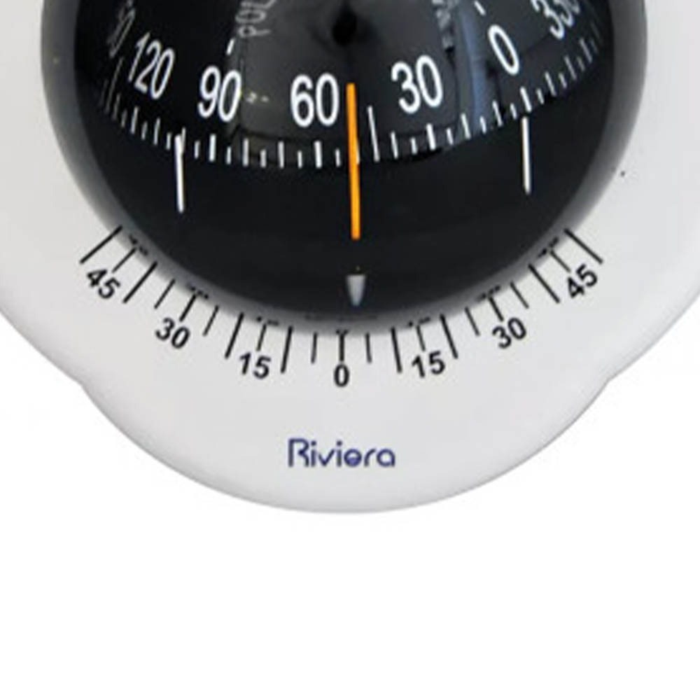 Nautical compasses - Riviera Bp1 Pegasus 3” Compass For Vertical Recessed Installation