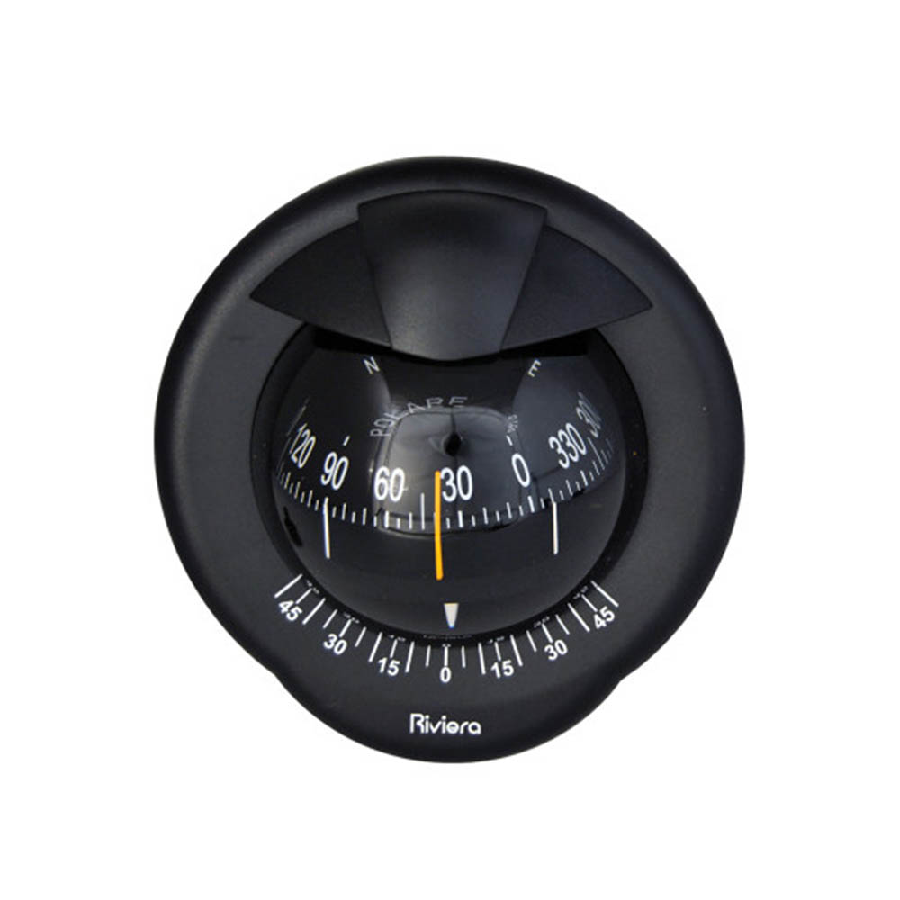 Nautical compasses - Riviera Bp1 Pegasus 3” Compass For Vertical Recessed Installation