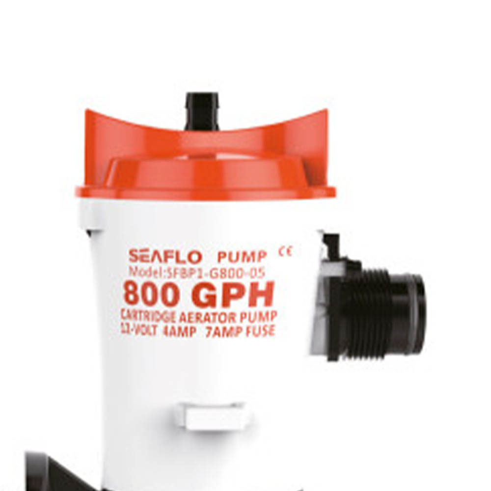 Live Fish Pumps - SeaFlo Horizontal Fish Pump 800 Gph 12v