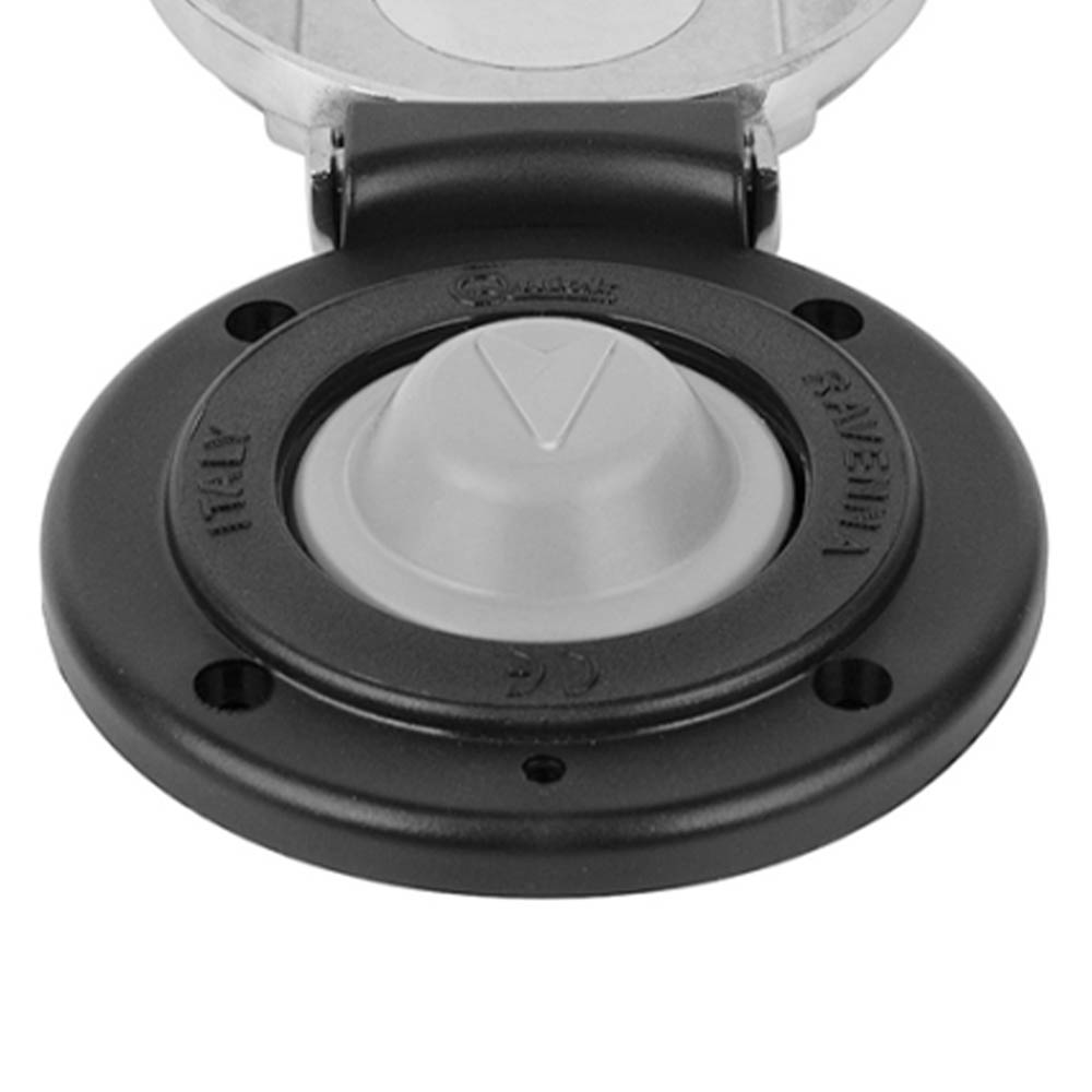 Windlass Accessories - Quick Foot Button Ascent Anchor With Black Stainless Steel Cover