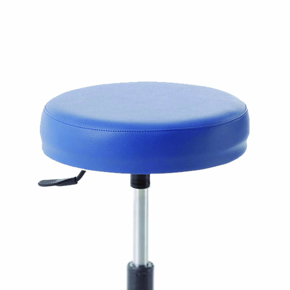 Clinic Chairs and Stools - Skema Stool With Padded Seat, Gas Liftable Plastic Base