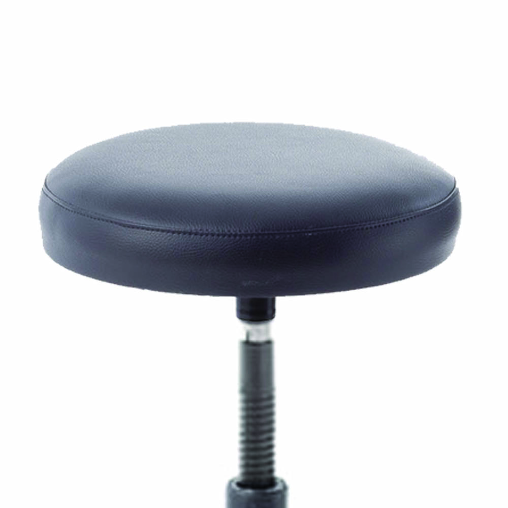 Clinic Chairs and Stools - Skema Stool With Upholstered Seat And Screw-adjustable Plastic Base