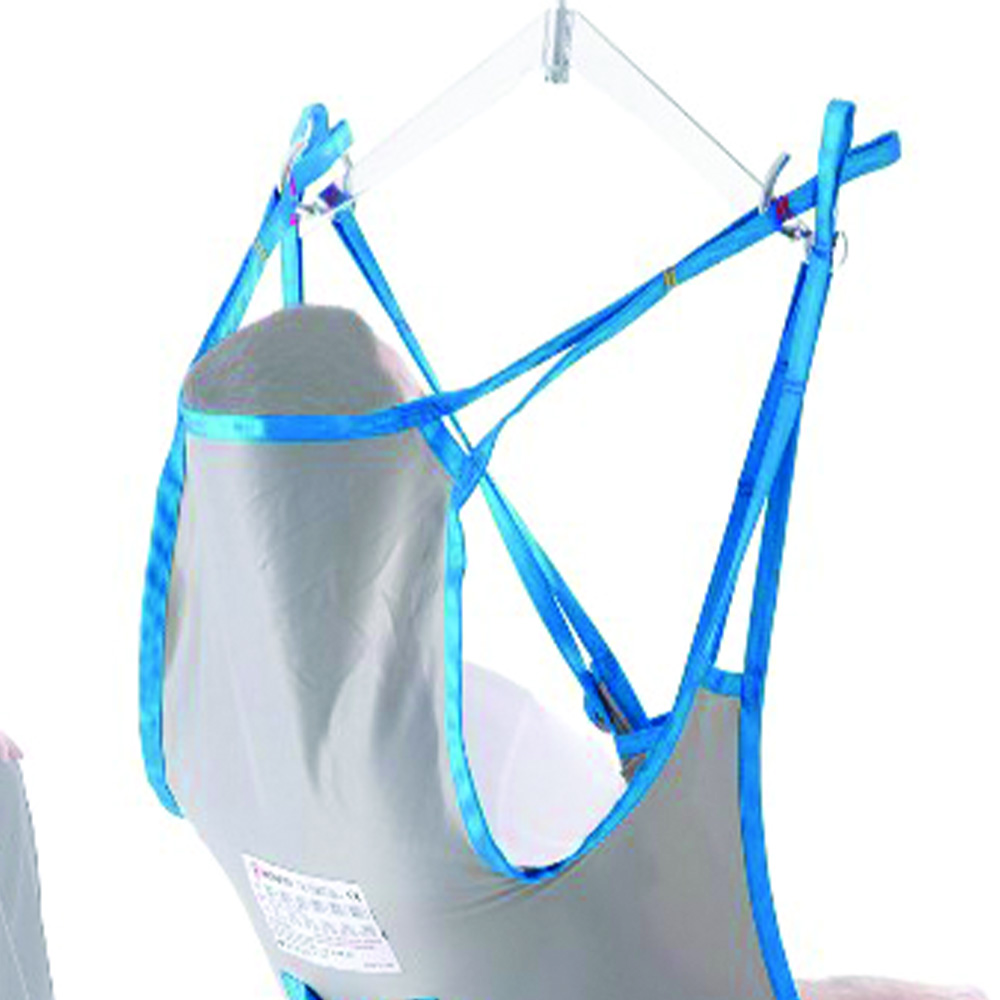Slings for patient lifters - Mopedia Standard Canvas Harness For Muevo Disabled Lift With Headrest