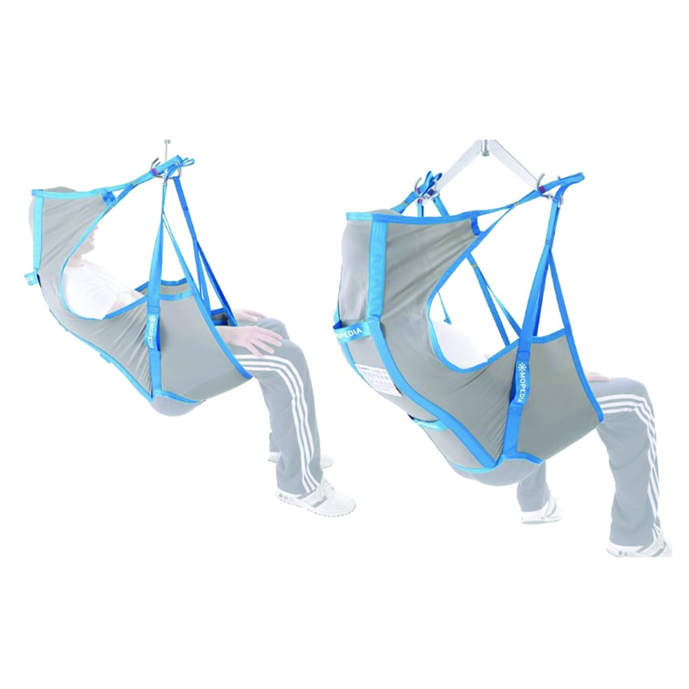 Slings for patient lifters - Mopedia Muevo Disabled Lift Harness With Headrest