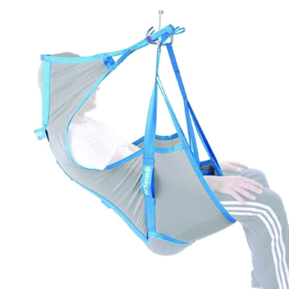 Slings for patient lifters - Mopedia Muevo Disabled Lift Harness With Headrest