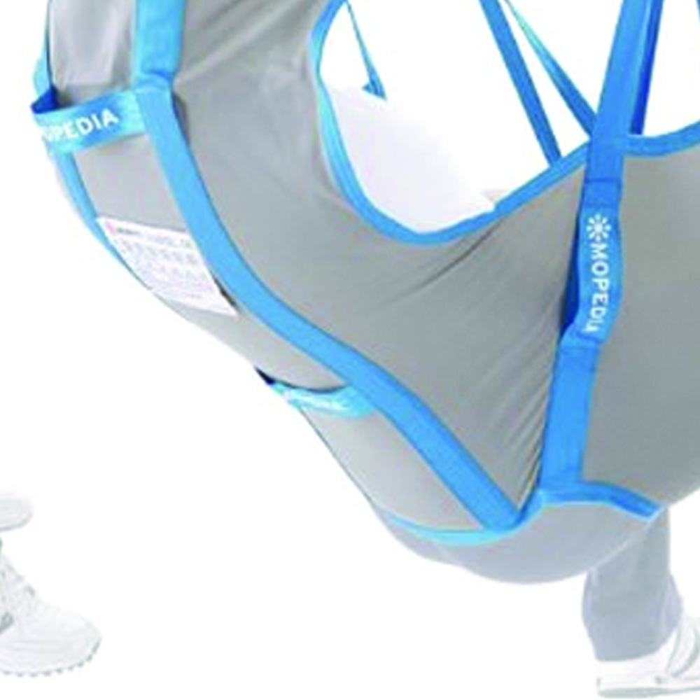 Slings for patient lifters - Mopedia Muevo Disabled Lift Harness With Headrest