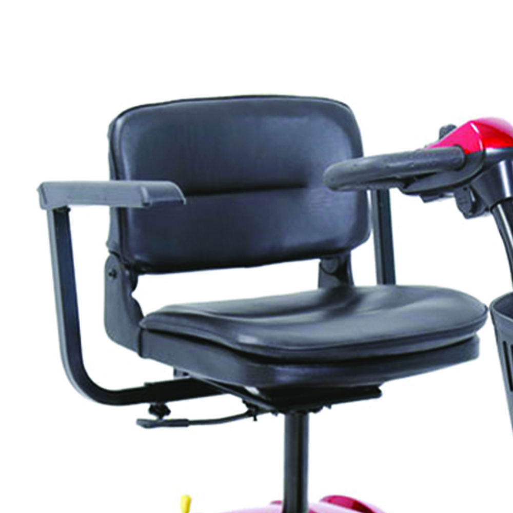 Roller für Behinderte - Mobility Ardea Elektroroller 4 Räder Abnehmbar Faltbar 200 Rot