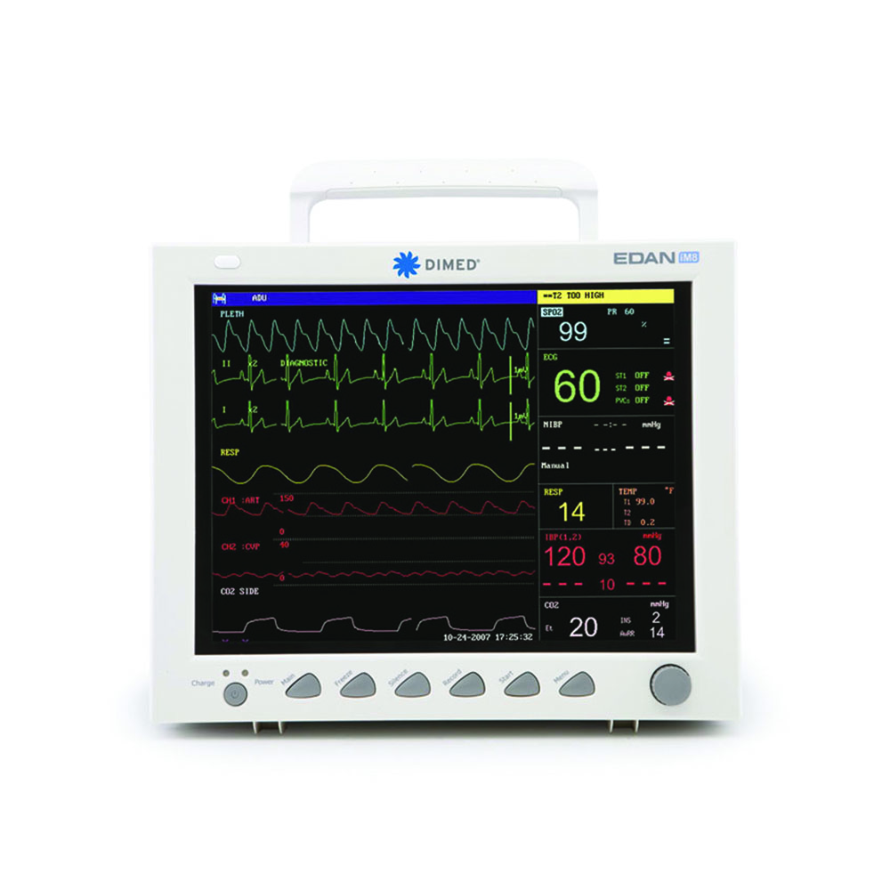 Monitor Paziente - Edan Monitor Paziente Multiparametro Co2 Respironics + Ibp Display 12,1