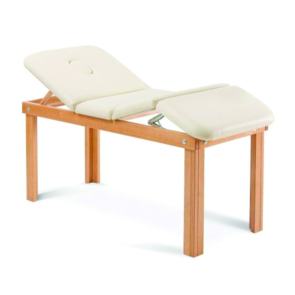 Examination couches - Skema Wooden Treatment And Medical Examination Table 189x74cm 4 Sections