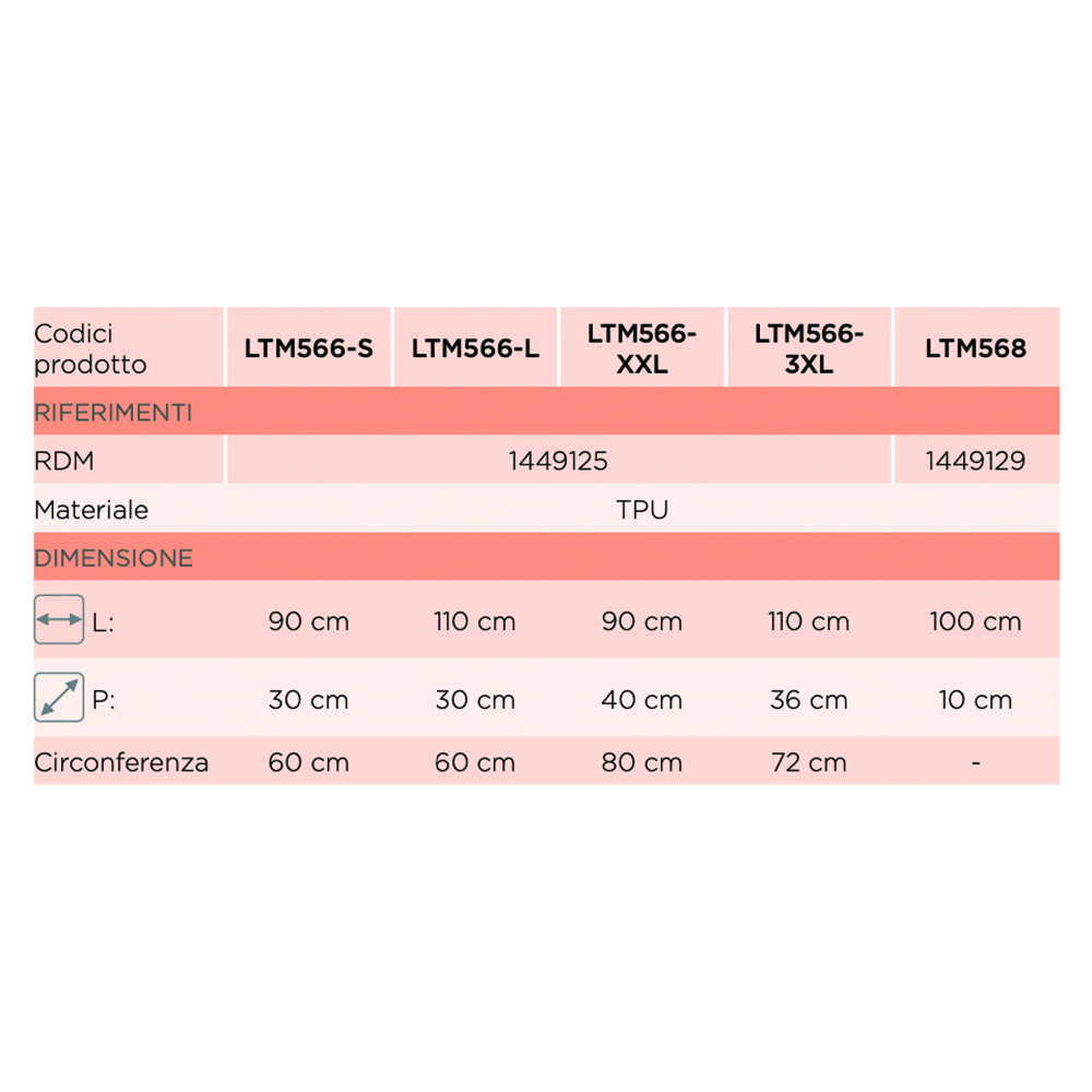 Accessori Pressoterapia - Lem Gambale Per Pressoterapia Advance Completo Di Tubi